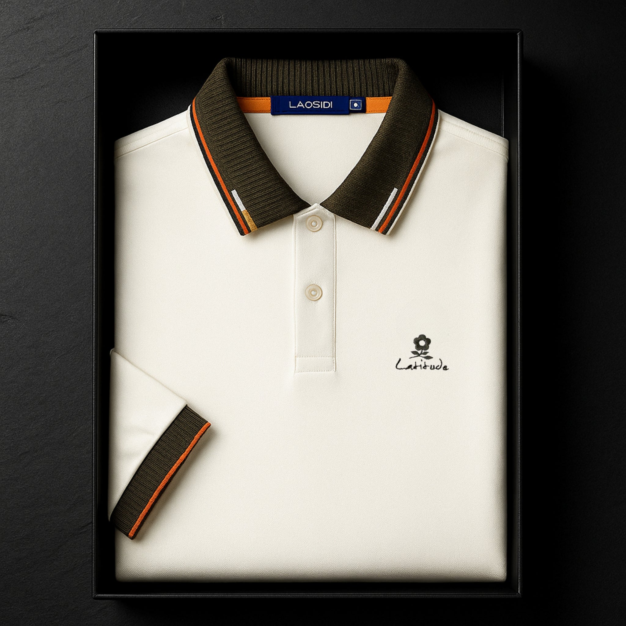 Elevated Polo T-Shirt with Premium Collar and Tailored Fit