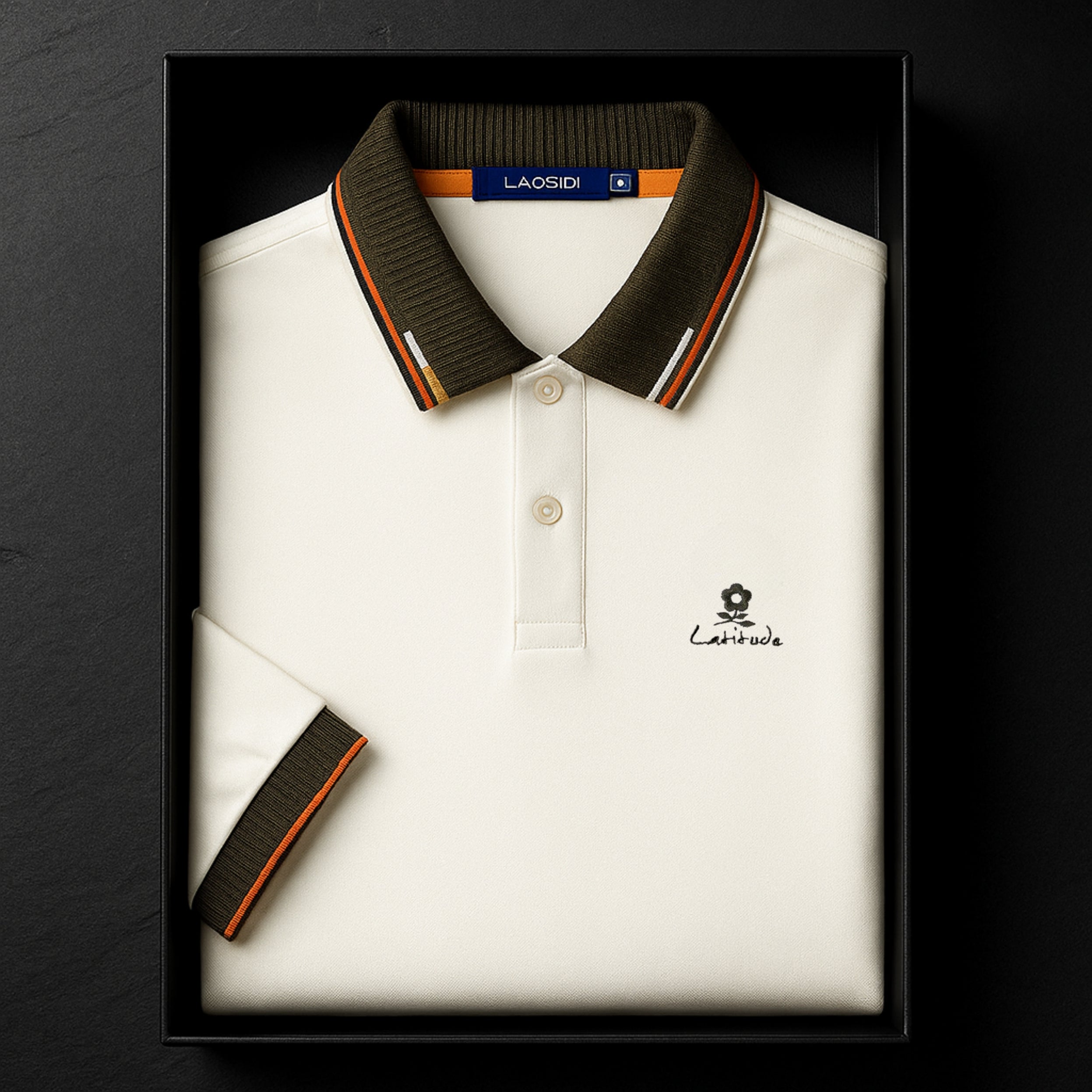 Elevated Polo T-Shirt with Premium Collar and Tailored Fit
