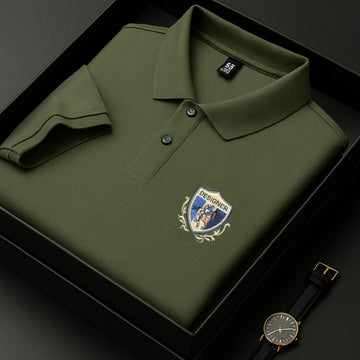 Luxury Embroidered Polo Shirt for Men