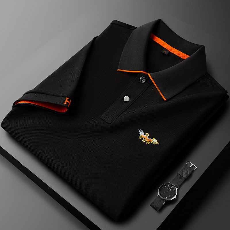 Trendy Polo Tshirt with Eye-Catching Embroidery Work