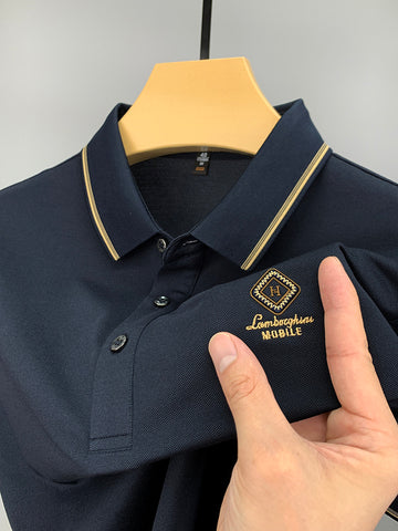 Stylish Men's Polo Shirt with Premium Embroidery