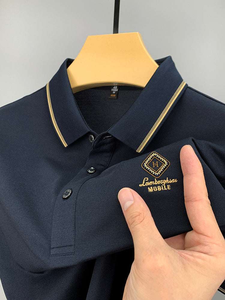 Stylish Men's Polo Shirt with Premium Embroidery