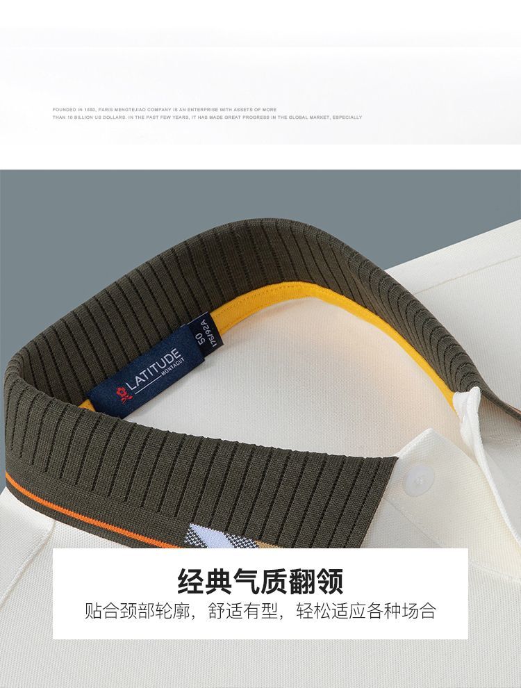 Elevated Polo T-Shirt with Premium Collar and Tailored Fit