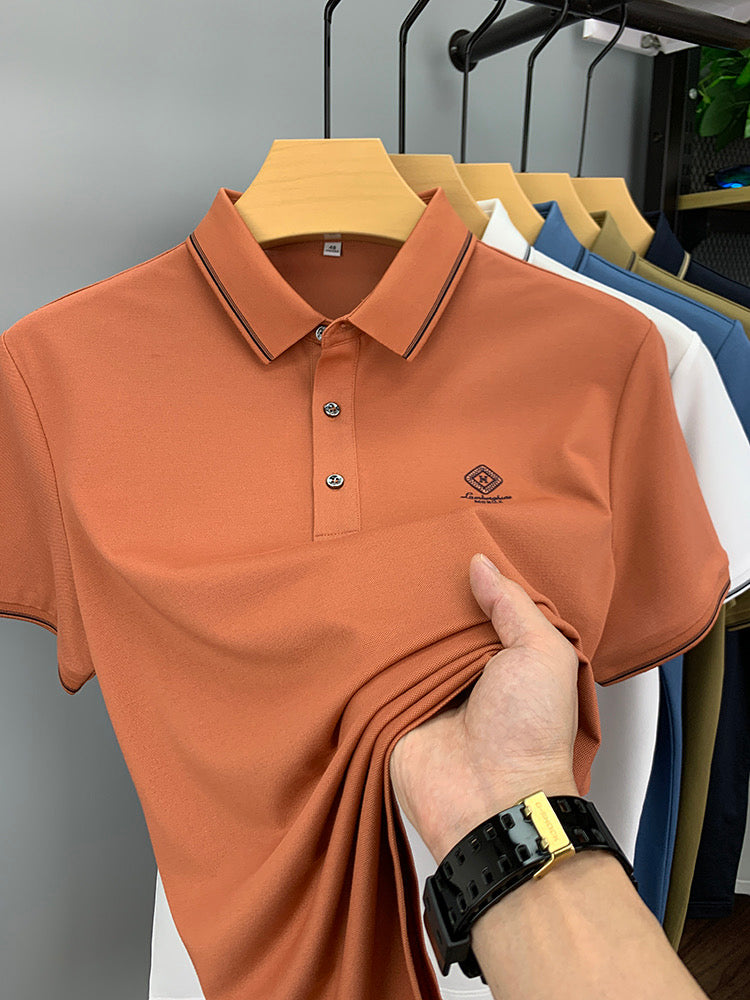Stylish Men's Polo Shirt with Premium Embroidery