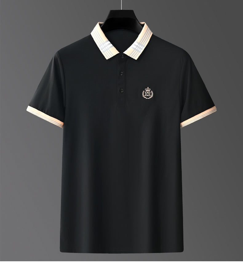 Classic Fit Polo with Elegant Embroidery