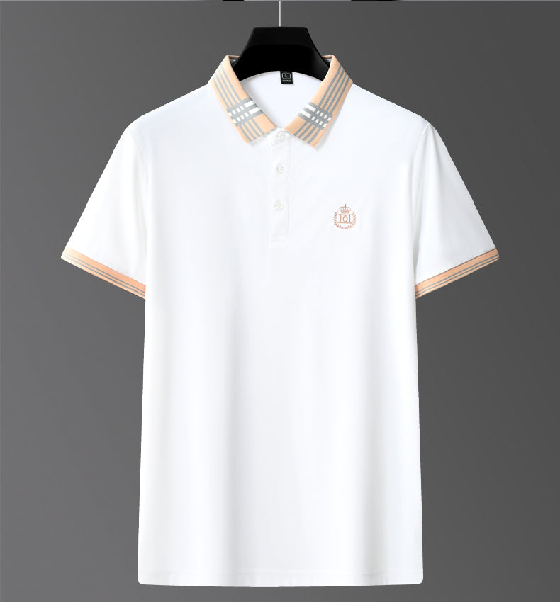 Classic Fit Polo with Elegant Embroidery