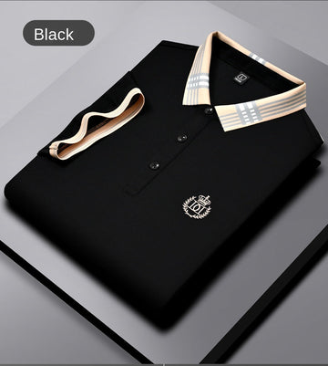 Classic Fit Polo with Elegant Embroidery
