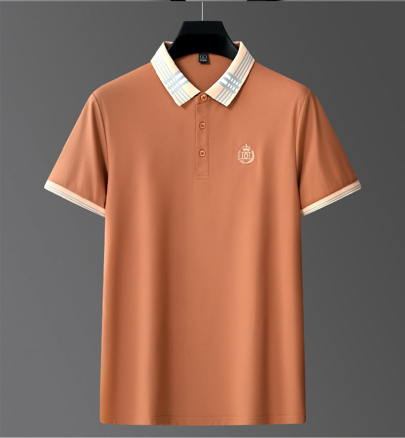 Classic Fit Polo with Elegant Embroidery