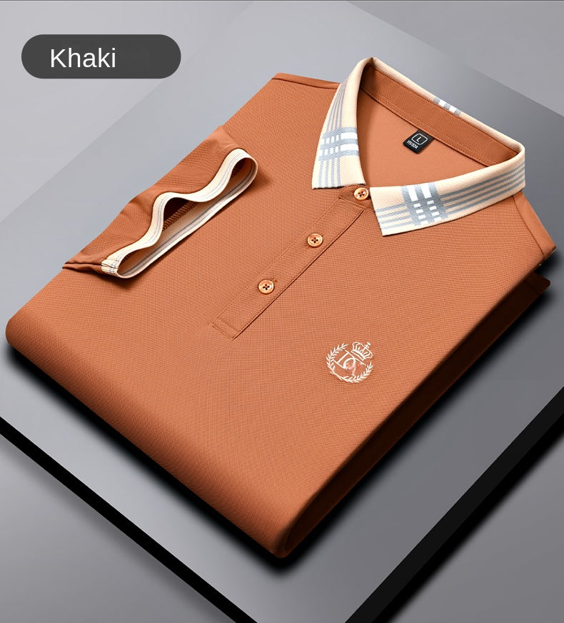 Classic Fit Polo with Elegant Embroidery