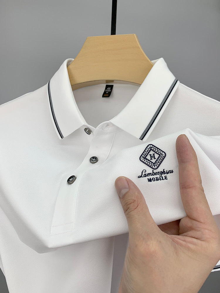 Stylish Men's Polo Shirt with Premium Embroidery